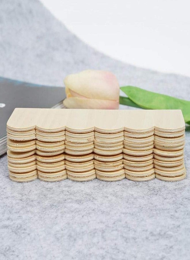 Czhotg 12Pcs 1/12 Dollhouse Household Miniature, Wooden Roof Tiles DIY Miniature Room Painting Accessories Dollhouse Décor Accessories, Decorations - Image 2
